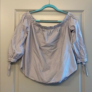 Abercrombie and Fitch off-the-shoulder top